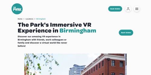 The Park Playground VR Birmingham